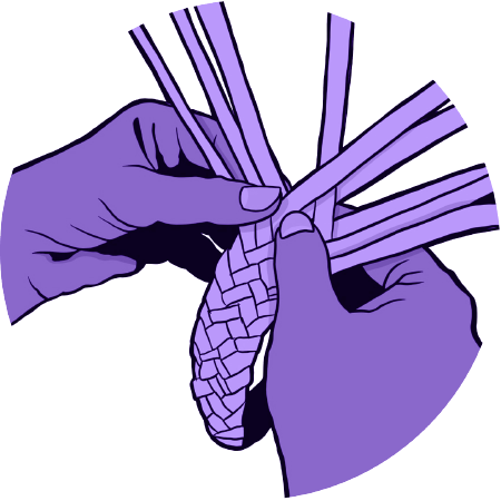 Engagement icon (Weaving) high level