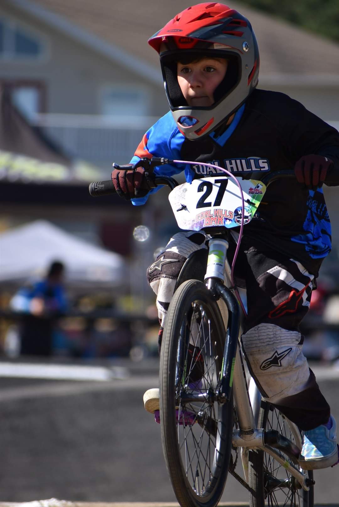 Ava representing Coal Hills BMX Nationals team